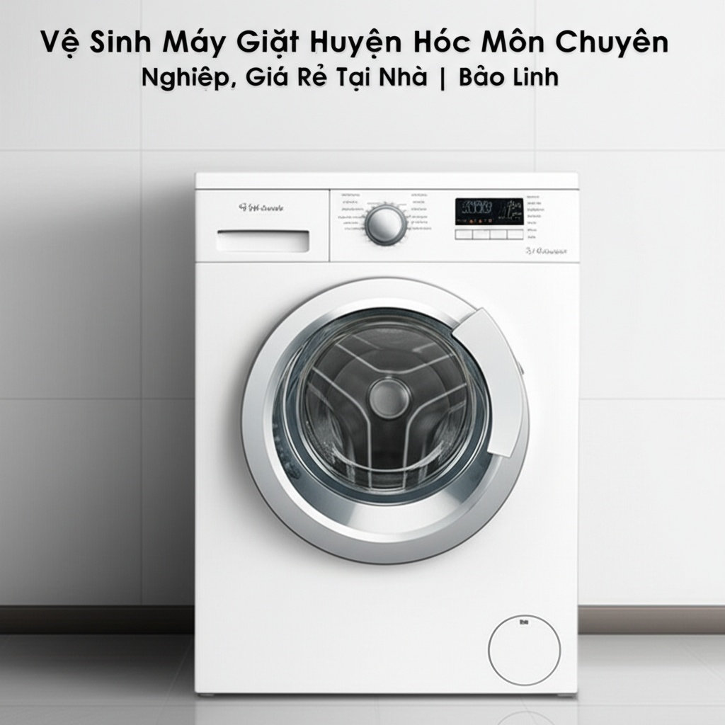 Hình minh họa cho bài viết: Vệ Sinh Máy Giặt Huyện Hóc Môn Chuyên Nghiệp, Giá Rẻ Tại Nhà | Bảo Linh