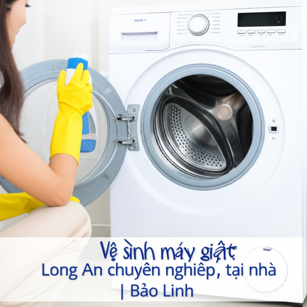 Hình minh họa cho bài viết: Vệ sinh máy giặt Long An chuyên nghiệp, tại nhà | Bảo Linh