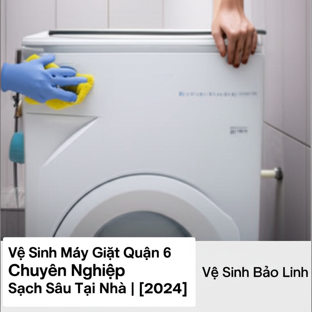 Hình minh họa cho bài viết: Vệ Sinh Máy Giặt Quận 6 Chuyên Nghiệp, Sạch Sâu Tại Nhà | [2024] Vệ Sinh Bảo Linh