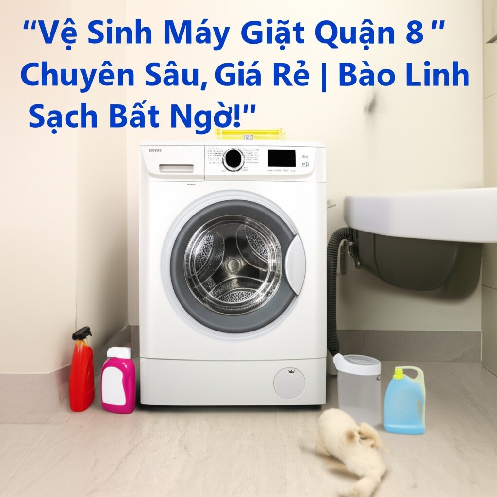 Hình minh họa cho bài viết: Vệ Sinh Máy Giặt Quận 8 Chuyên Sâu, Giá Rẻ | Bảo Linh Sạch Bất Ngờ!