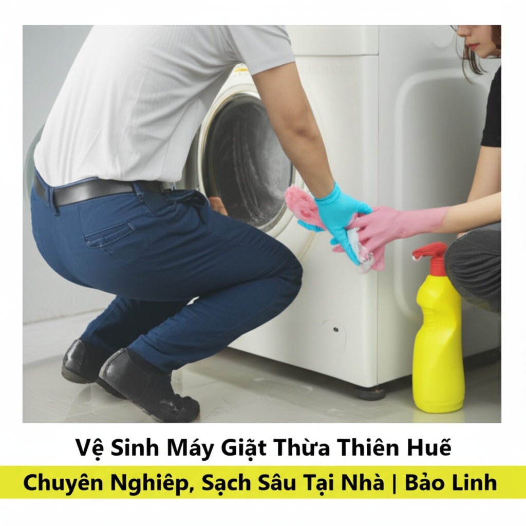Hình minh họa cho bài viết: Vệ Sinh Máy Giặt Thừa Thiên Huế Chuyên Nghiệp, Sạch Sâu Tại Nhà | Bảo Linh