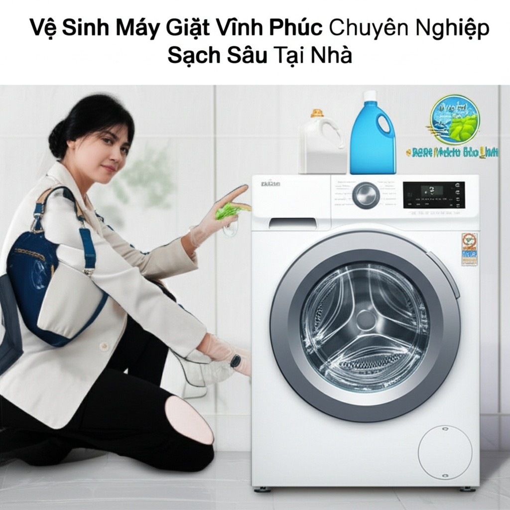 Hình minh họa cho bài viết: Vệ Sinh Máy Giặt Vĩnh Phúc Chuyên Nghiệp, Sạch Sâu Tại Nhà | Bảo Linh
