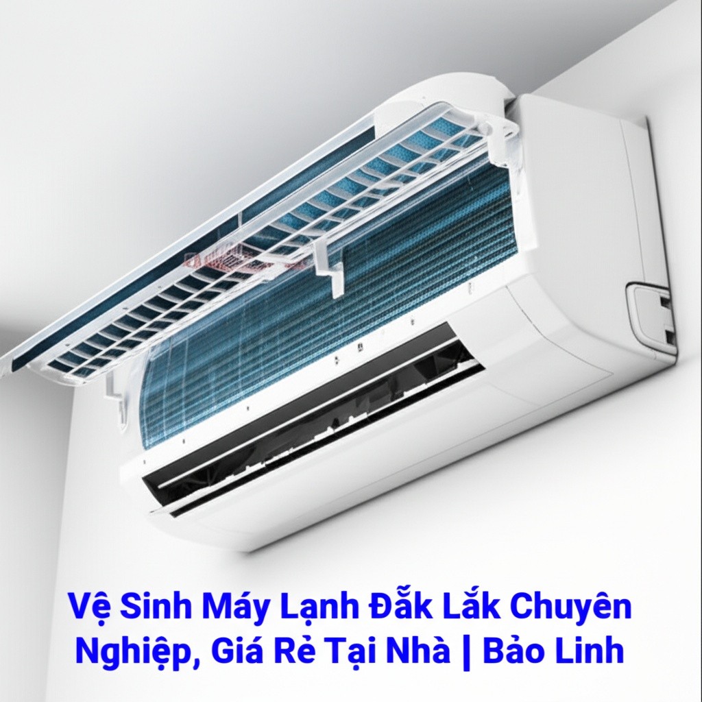Hình minh họa cho bài viết: Vệ Sinh Máy Lạnh Đắk Lắk Chuyên Nghiệp, Giá Rẻ Tại Nhà | Bảo Linh