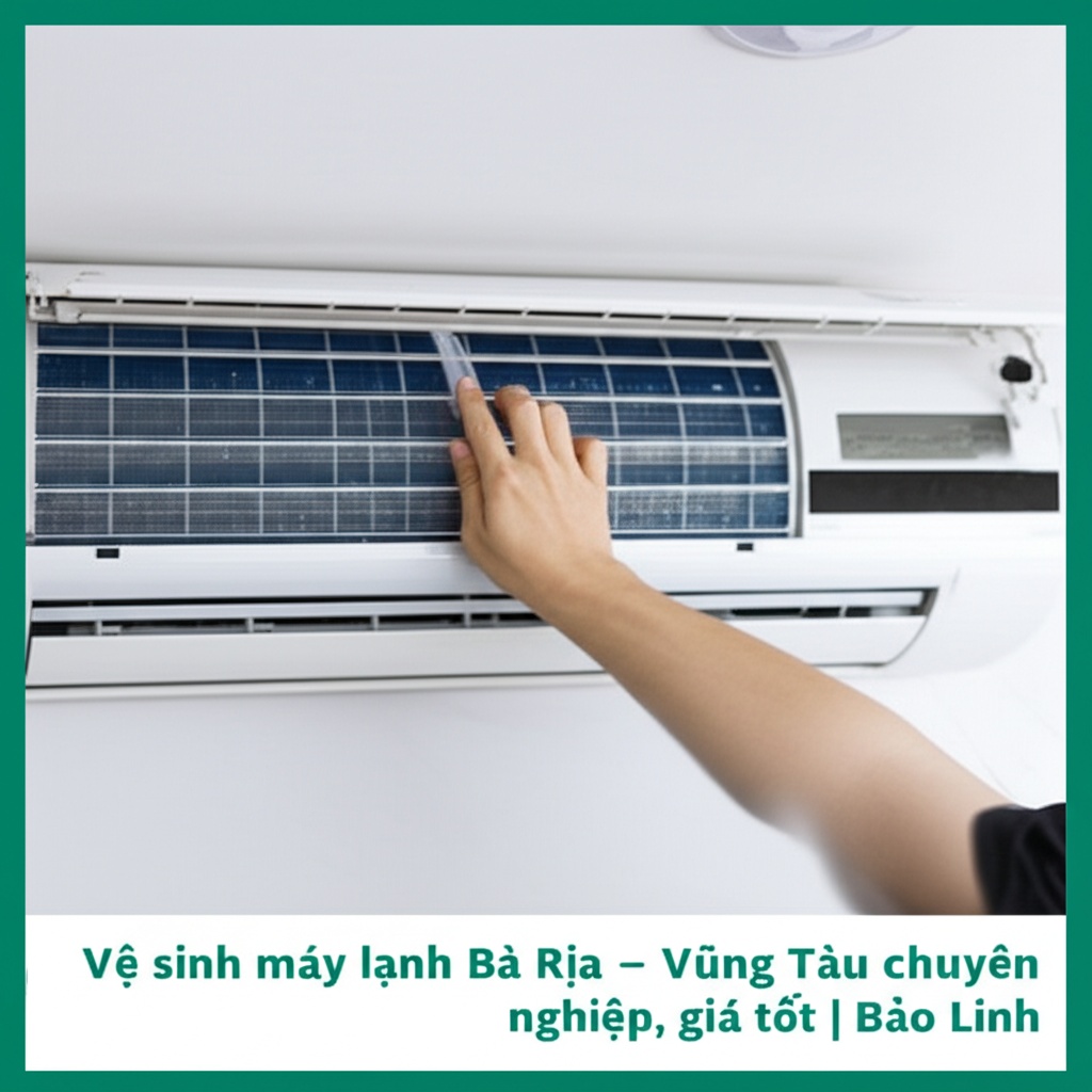 Hình minh họa cho bài viết: Vệ sinh máy lạnh Bà Rịa – Vũng Tàu chuyên nghiệp, giá tốt | Bảo Linh