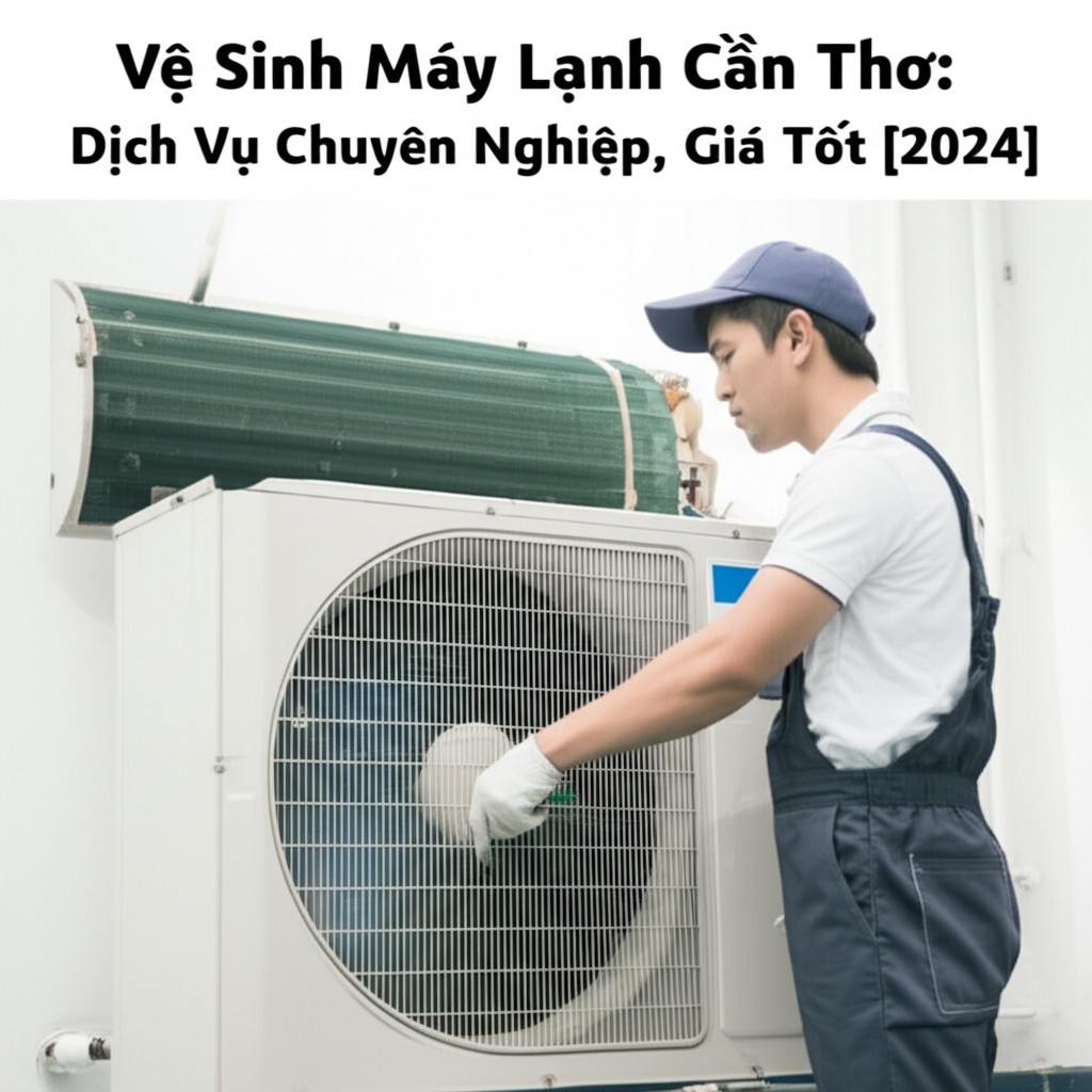 Hình minh họa cho bài viết: Vệ Sinh Máy Lạnh Cần Thơ: Dịch Vụ Chuyên Nghiệp, Giá Tốt [2024]