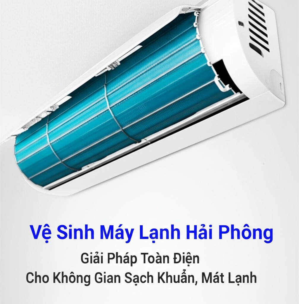 Hình minh họa cho bài viết: Vệ Sinh Máy Lạnh Hải Phòng: Giải Pháp Toàn Diện Cho Không Gian Sạch Khuẩn, Mát Lạnh