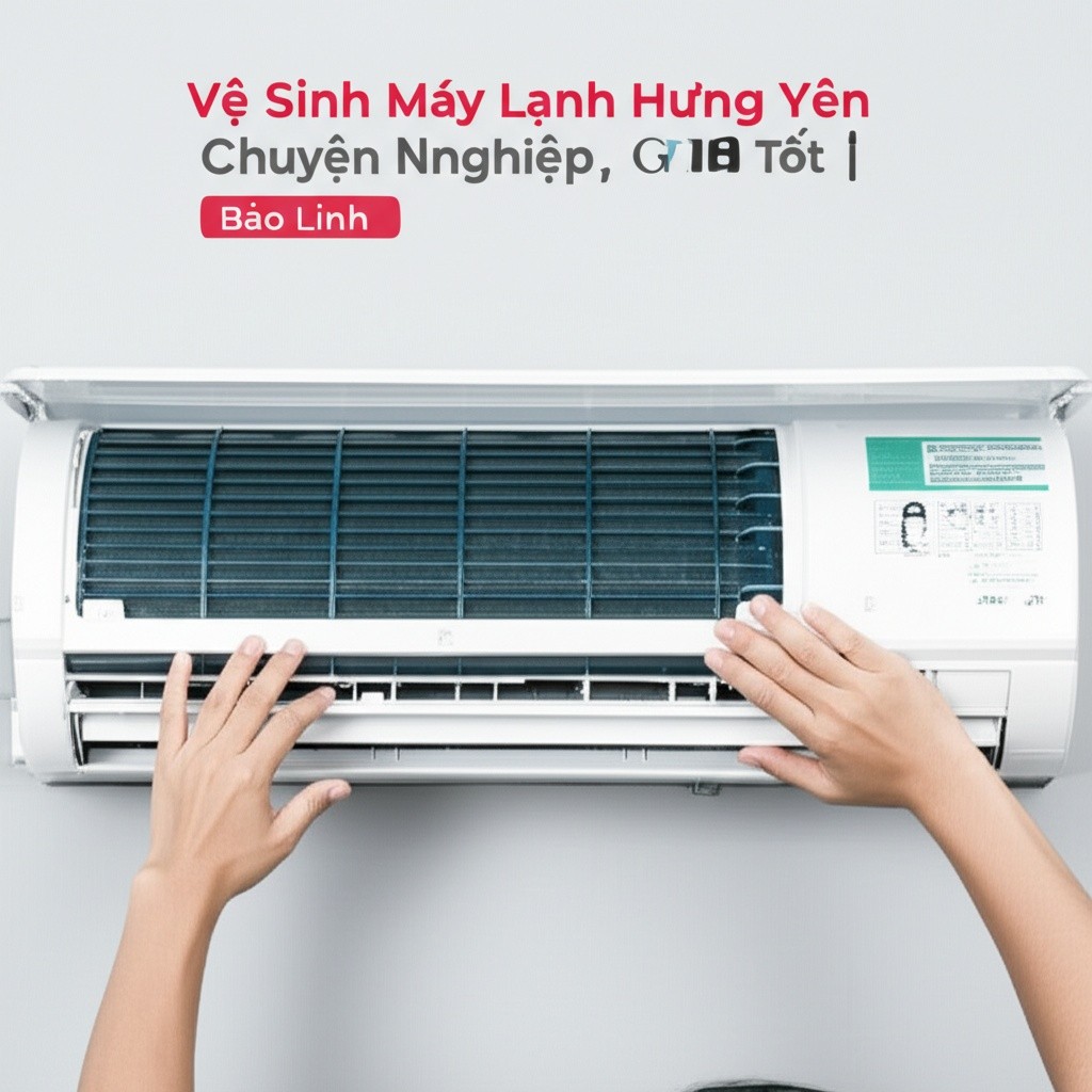 Hình minh họa cho bài viết: Vệ Sinh Máy Lạnh Hưng Yên Chuyên Nghiệp, Giá Tốt | Bảo Linh