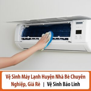 Vệ Sinh Máy Lạnh Huyện Nhà Bè Chuyên Nghiệp, Giá Rẻ | Vệ Sinh Bảo Linh
