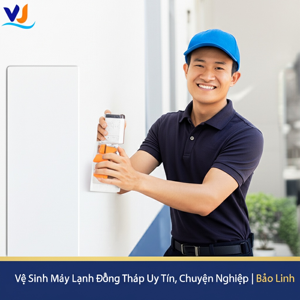 Hình minh họa cho bài viết: Vệ Sinh Máy Lạnh Đồng Tháp Uy Tín, Chuyên Nghiệp | Bảo Linh