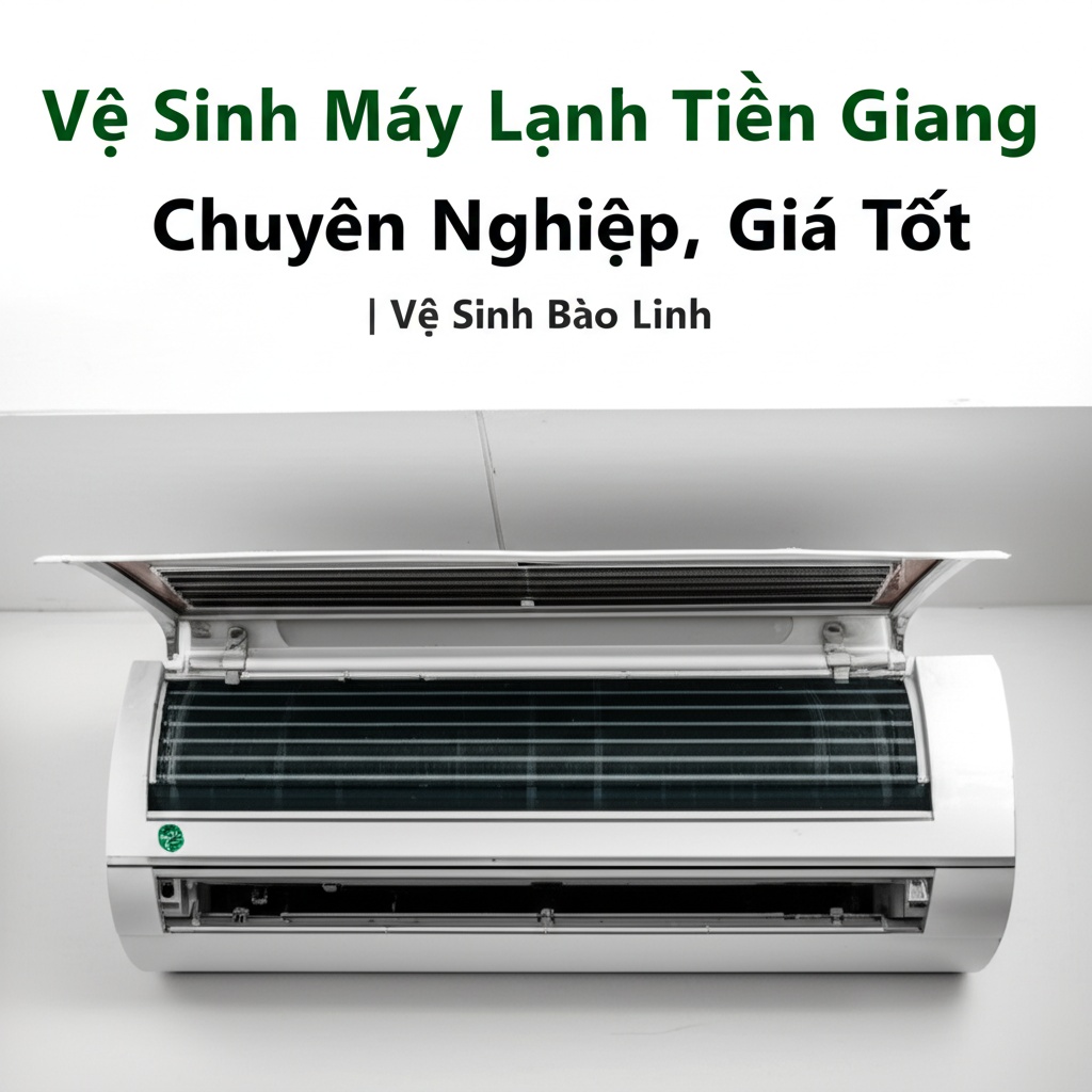 Hình minh họa cho bài viết: Vệ Sinh Máy Lạnh Tiền Giang Chuyên Nghiệp, Giá Tốt | Vệ Sinh Bảo Linh